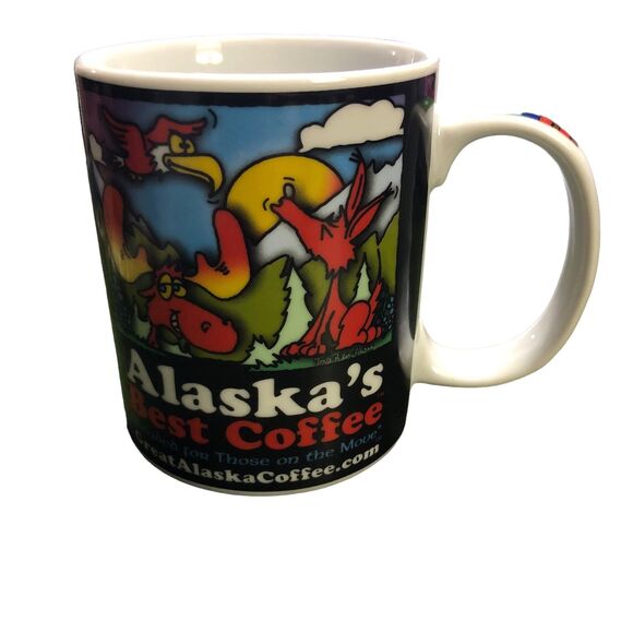 Alaska’s Best Coffee Mug, Great Alaska Coffee Cup, Funny Comical Coffee Mug - Picture 1 of 12